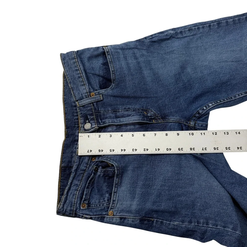 Levis 512 Lo Ball Slim Taper Mens Blue Medium Wash Denim Jeans 31 x 32 Big E